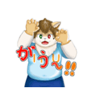 夢柴犬斗スタンプ！（個別スタンプ：1）