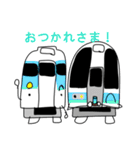 青い電車 リメイク版（個別スタンプ：9）