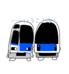 青い電車 リメイク版（個別スタンプ：35）