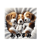 子犬おやすみ詰め合わせ（個別スタンプ：16）