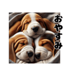 子犬おやすみ詰め合わせ（個別スタンプ：37）