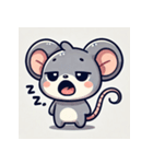 感情豊かなネズミ（個別スタンプ：6）