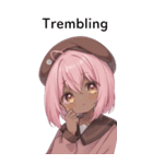 全て同じセリフ【Trembling】  1（個別スタンプ：21）