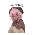 全て同じセリフ【Trembling】  1（個別スタンプ：23）