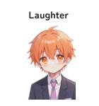 全て同じセリフ【Laughter】（個別スタンプ：1）