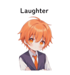 全て同じセリフ【Laughter】（個別スタンプ：3）