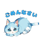 ファンモン猫(日本語版)（個別スタンプ：6）