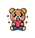 かわいいクマさんの詰め合わせパック（個別スタンプ：20）