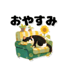 ハチワレ猫☆夏スタンプ（個別スタンプ：39）