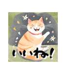 ほんわかねこねこ日和（個別スタンプ：5）