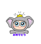 あかちゃんネコのおともだち（個別スタンプ：24）