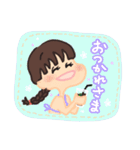 真夏に恋する女の子（個別スタンプ：8）