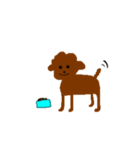 犬のらくちゃん（個別スタンプ：1）