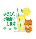 柴犬「ムサシ」57 夏6（個別スタンプ：3）