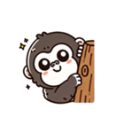 かわいいゴリラの日常 LINEスタンプ（個別スタンプ：6）