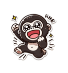 かわいいゴリラの日常 LINEスタンプ（個別スタンプ：14）