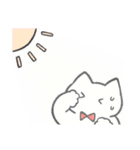 赤推しねこ(夏)（個別スタンプ：9）