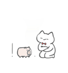 赤推しねこ(夏)（個別スタンプ：36）