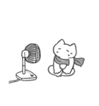 黒推しねこ(夏)（個別スタンプ：39）