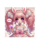 ミミンのかわいいスタンプ（個別スタンプ：1）