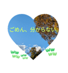 お疲れ様、お疲れ様。日本の紅葉季節は和む（個別スタンプ：22）