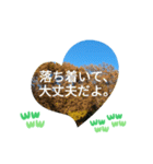 お疲れ様、お疲れ様。日本の紅葉季節は和む（個別スタンプ：40）