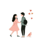 Cohabiting Couple Stamp（個別スタンプ：8）