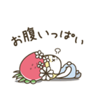 大きな文字の♪いちごちゃんスタンプ（個別スタンプ：16）