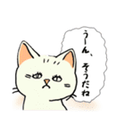 ハッキリ言えない猫（個別スタンプ：17）