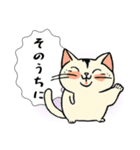 ハッキリ言えない猫（個別スタンプ：26）