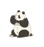 Friendly and cute panda（個別スタンプ：2）