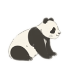 Friendly and cute panda（個別スタンプ：3）