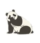 Friendly and cute panda（個別スタンプ：4）