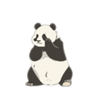 Friendly and cute panda（個別スタンプ：6）