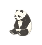 Friendly and cute panda（個別スタンプ：9）