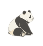 Friendly and cute panda（個別スタンプ：21）