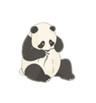 Friendly and cute panda（個別スタンプ：24）