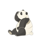 Friendly and cute panda（個別スタンプ：25）