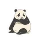 Friendly and cute panda（個別スタンプ：26）