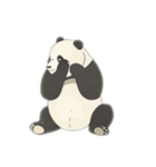 Friendly and cute panda（個別スタンプ：27）