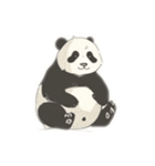 Friendly and cute panda（個別スタンプ：28）