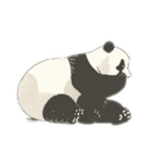 Friendly and cute panda（個別スタンプ：32）