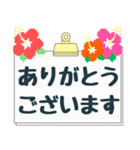 背景が動く［夏］大きなゆる敬語あいさつ（個別スタンプ：4）