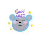 Blue bear  ᴖᴥᴖ（個別スタンプ：5）