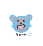 Blue bear  ᴖᴥᴖ（個別スタンプ：7）
