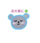 Blue bear  ᴖᴥᴖ（個別スタンプ：19）