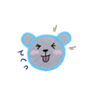 Blue bear  ᴖᴥᴖ（個別スタンプ：20）