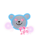 Blue bear  ᴖᴥᴖ（個別スタンプ：21）