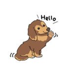キノコ犬の日常（個別スタンプ：18）