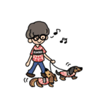 キノコ犬の日常（個別スタンプ：23）
